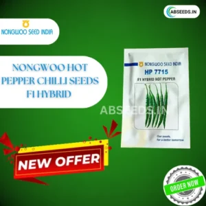 New Nongwoo India Hp 7715 F1 Hybrid Hot Pepper Chilli Seeds